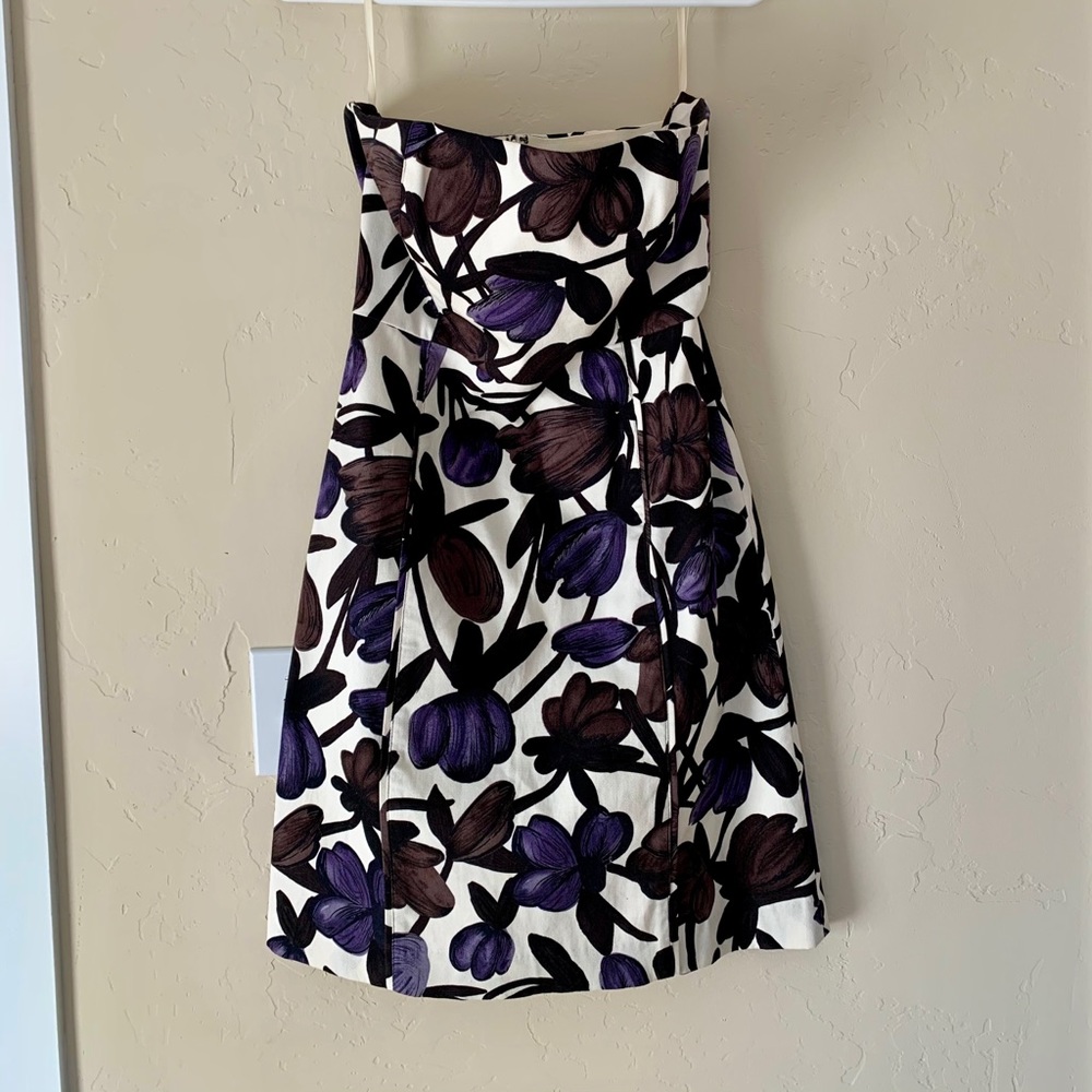 Banana Republic Strapless Floral Dreas